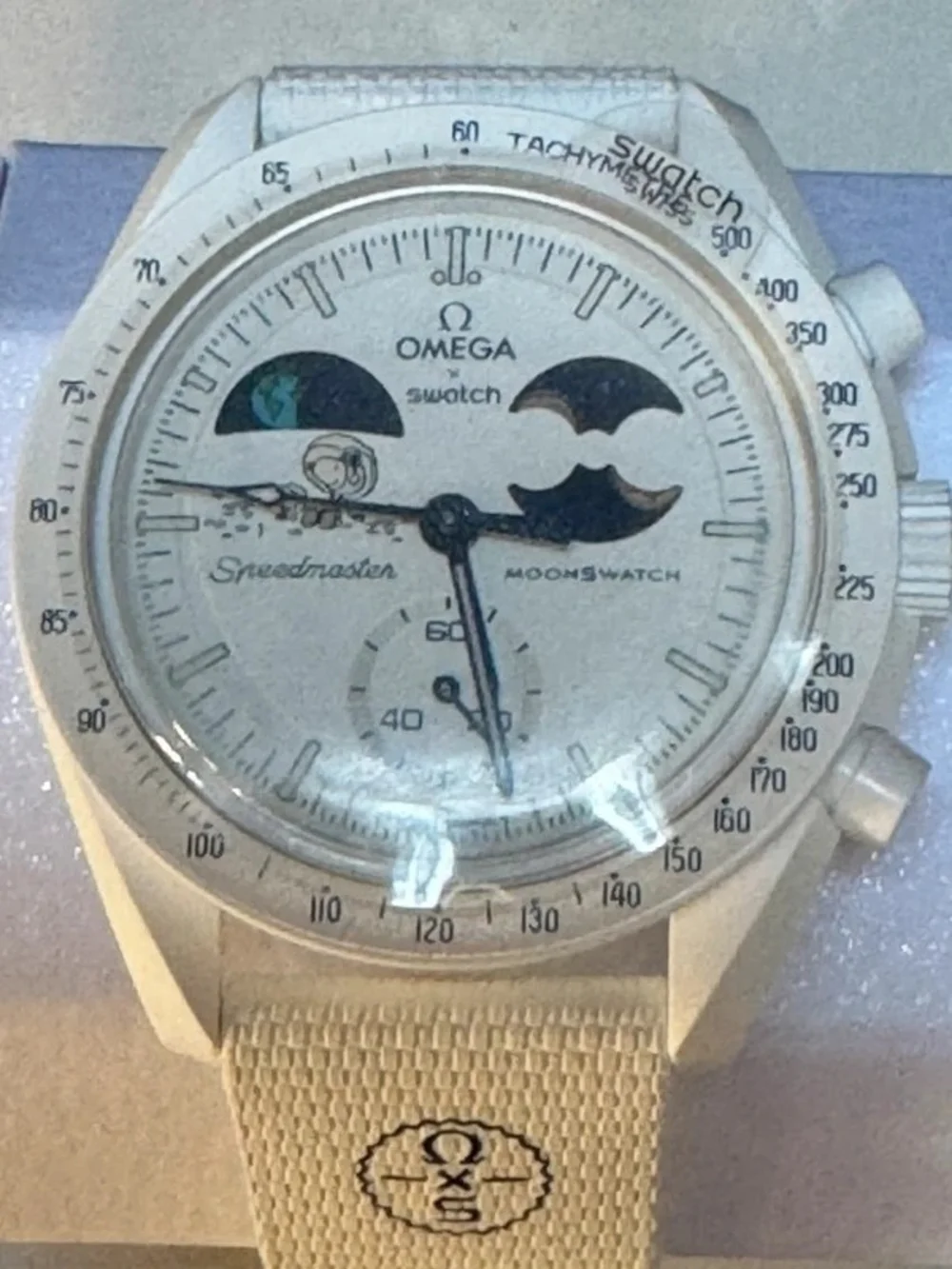 Omega x Swatch MoonSwatch Mission to EarthPhase Moonshine Gold